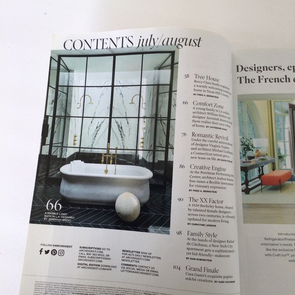 ARCHITECTURAL DIGEST JULY/AUGUST 2023 MAGAZINE. NWT - Picture 7 of 7